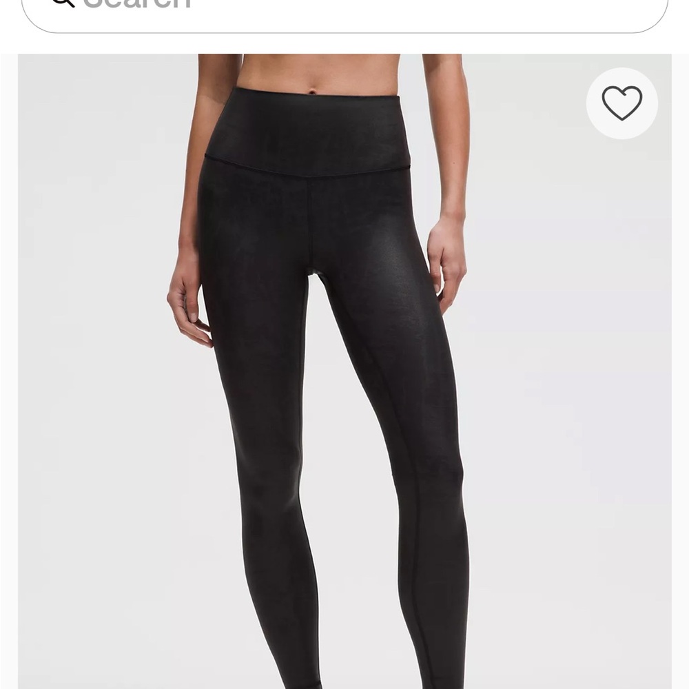 Lululemon Wunder Train High-Rise Tight 28" Matte Foil